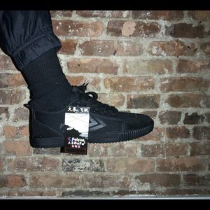 Feiyue Da Fu Athletic Sneakers NWT Black SZ 10 W